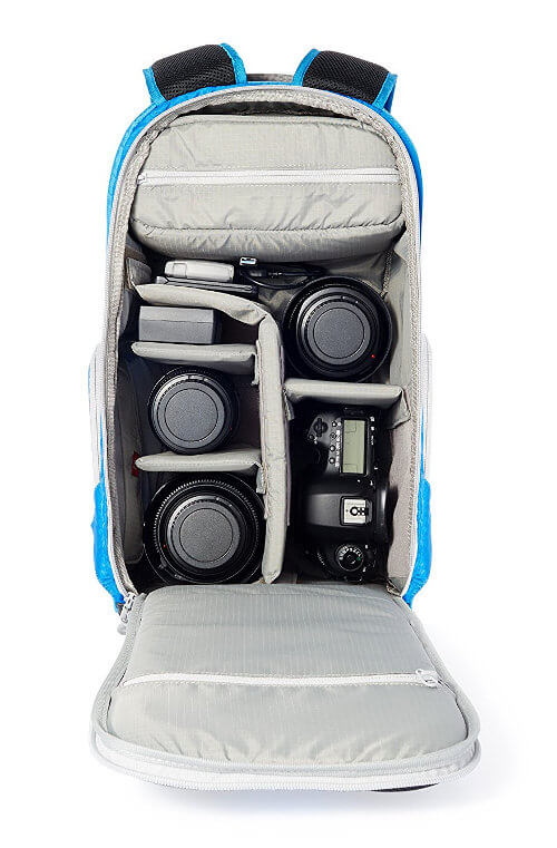 Mochila AmazonBasics Trekker - Compartimento interior