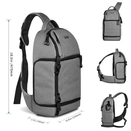 Mochila bandolera Zecti - Sling Backpack