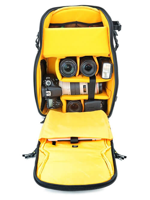 Mochila Vanguard Alta Rise - espacio interior